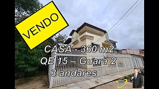 VENDA #casa Guara 2 QE 15 - 360 m2 #linda #imovel #brasilia #casaguara #luxo #moderna $1,25 milhão