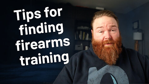 How do I find the right firearms training?
