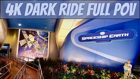 Spaceship Earth Full Ride POV | EPCOT | 4K Low Light