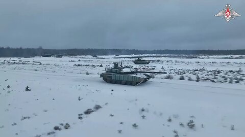 Advanced Russian tank(T-90Ms) footage released