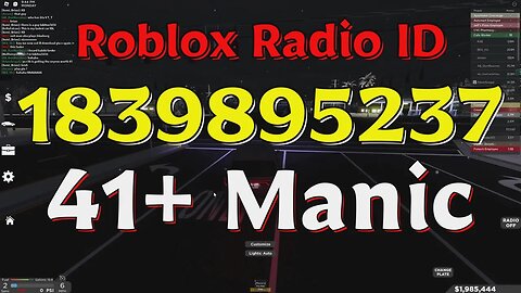 Manic Roblox Radio Codes/IDs
