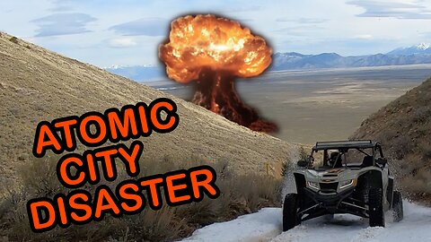 Nuclear Disaster In Atomic City, Idaho! Riding Cedar Butte in our UTVs.