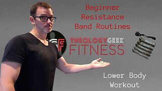 Resistance Band Beginner Lower Body Workout 1