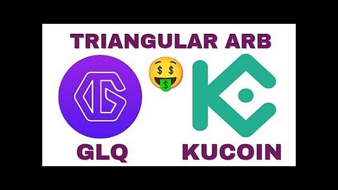 GLQ/BTC: How To Have Profitable TRIANGULAR Arbitrage on Kucoin 💰 #crypto #arbitrage #kucoin