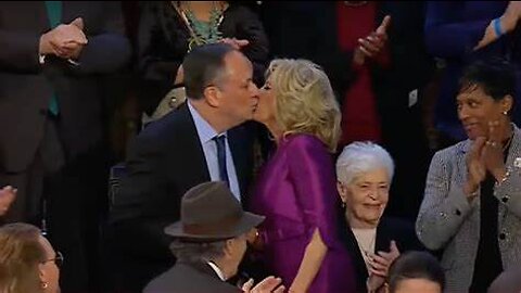 Jill Biden KISSED Kamala Harris's Husband...