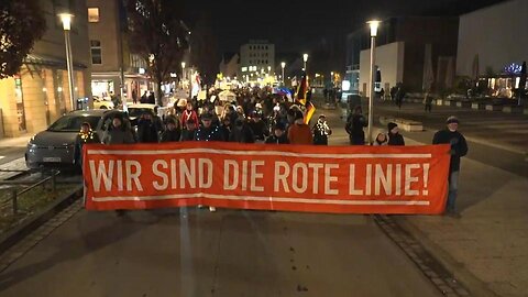 Nuremberg / Germany - Protesters rally against weapons deliveries to Ukraine - 30.01.2023