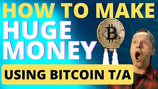 HUGE BITCOIN Move PREDICTED with T/A, I WANT TO HELP YOU! #bitcoin