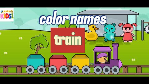 Toddler Learning Video - Train Fun and Colors Puzzle | Educational Video for Kids