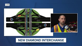 FDOT construction engineer explains how new I-95 diverging diamond interchange at Glades Road should reduce crashes