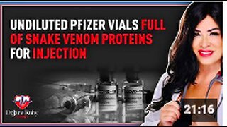 Undiluted Pfizer Vials Full of Snake Venom Proteins for Injection