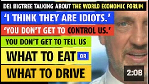 'I think they are idiots', Del Bigtree says about the World Economic Forum (WEF)