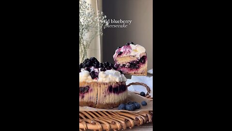 Erin Kyles | Wild blueberry cheesecake! 🫐🤍 If you love blueberries & rich, creamy