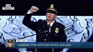 District 4 police captain speaks at fallen officer's funeral