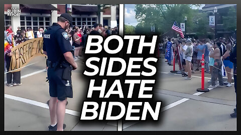 MUST WATCH: Opposing Protest Groups Find Unity in Hating Biden