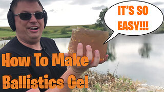 EASY DIY Ballistics Gel Recipe!