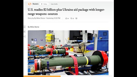 America Sending Another $2 Billion Aid Package to Ukraine with Longer Range Weapons!