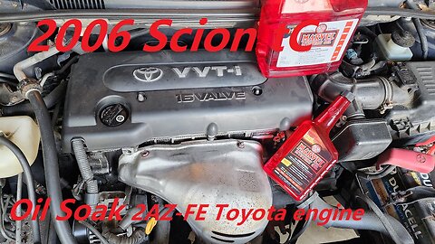 2006 Scion TC Oil Soak to Stop Excessive Oil Consumption