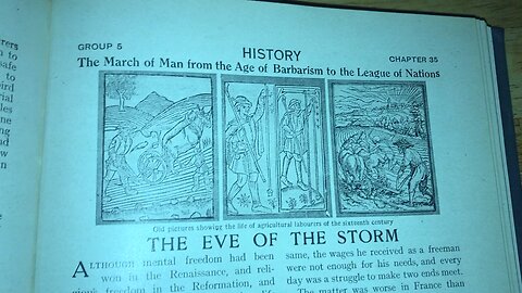 Old Children Encyclopaedia Arthur Mee : The Eve of the Storm
