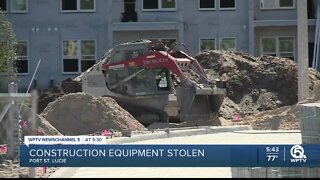 Thieves targeting Treasure Coast construction sites