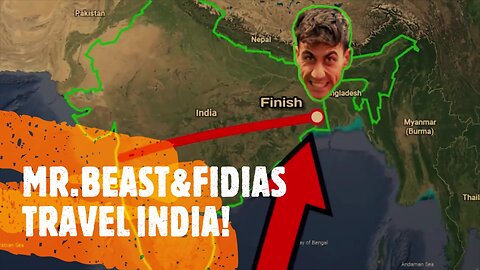 MR.BEAST LETS FIDIAS Travel Across India For Free!