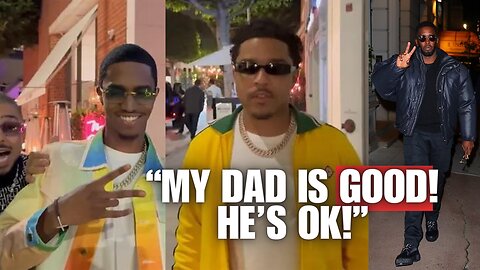 DIDDY's Son (King Combs), Says His Dad is GOOD!