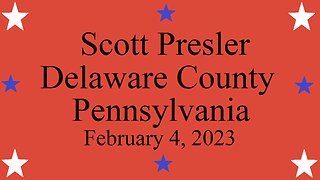 Scott Presler Voter Registration Event - February 4, 2023