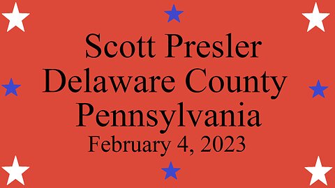 Scott Presler Voter Registration Event - February 4, 2023