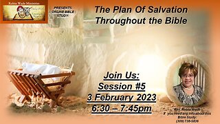 The Plan of Salvation Throughout the Bible Session #5