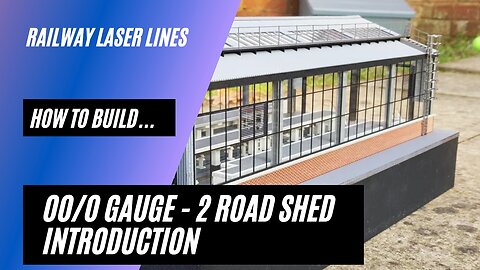 Railway Laser Lines | How To Build Series | New Two Road Diesel Depot - Introduction