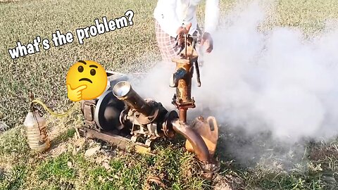 Diesel engine water pump machine starting problem 😂