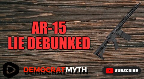 The AR15 Is Not A Criminal Weapon