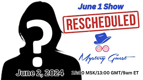 Mystery Guest | Rescheduled June 1, 2024 Broadcast