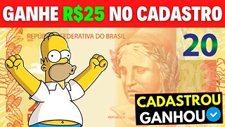 🤑 [GANHE R$25 NO CADASTRO DE GRAÇA] App Que Paga No Cadastro na Hora - App Pagando por Cadastro 2023