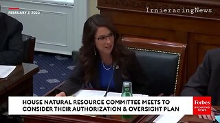 Lauren Boebert calls out the hypocrisy of the democrats green energy Agenda!