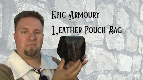 Enhance Your LARP Experience with the Epic Armoury Leather Pouch Bag