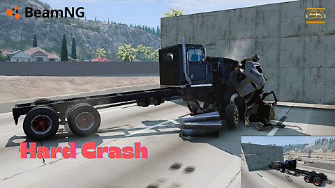 Hard Crash Test Compilation | BeamNG Drive | 4K Gameplay