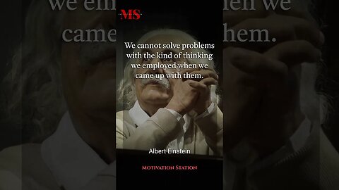 Albert Einstein's BEST Quote - Problem Solving #shorts #quote #alberteinstein #motivation #stoicism