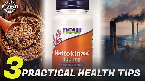 Here are 3+ [ N A T U R A L ] Tips to Stay Healthy - Flax Seeds; Nattokinase; Air Pollution & Diabe