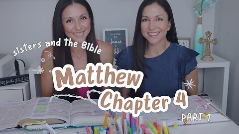 Jesus gets tempted | Matthew 4 Bible study part 1