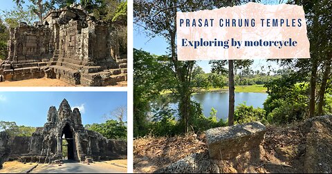 Exploring Angkor Thom - Prasat Chrung Temples - Corner Temples Of The City - Cambodia 2024