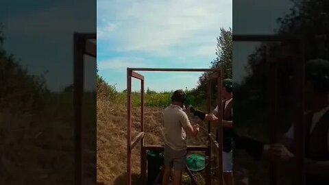 clay pigeon shoot! #shorts #epic #gun #shotgun #clay #dangerous #short #shooting #wild #aimbot