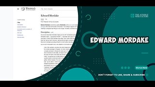 Edward Mordake is the apocryphal subject of an urban legend who was born in the 19th century as