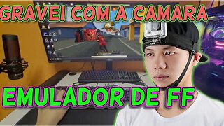 JOGANDO FREE FIRE COM CÂMARA NA TESTA - VÍDEO 4K EMULADO DE FF