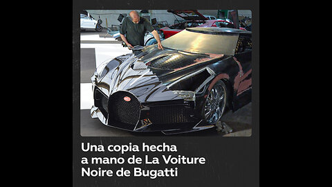 Mecánico iraní construye una réplica de La Voiture Noire de Bugatti