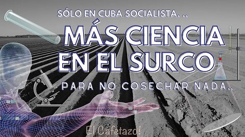 Sólo en cuba socialista!. MÁS CIENCIA EN EL SURCO para NO COSECHAR NADA.