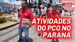 Atividades dos companheiros do Paraná | Momentos Reunião de Pauta