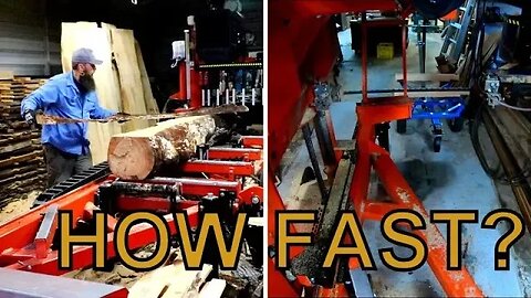 Sawmill Shootout: How Fast Can A Wood-Mizer Saw Logs?