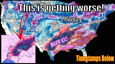 A Potentially Long Major Ice Storm Is About To Happen!! - Weatherman Plus Today