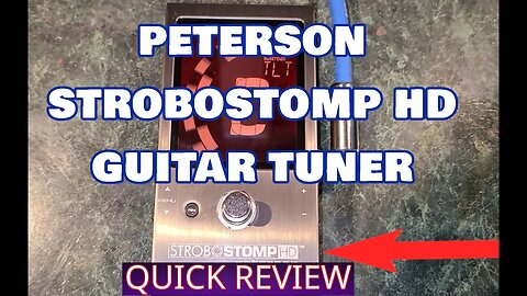 Peterson StroboStomp HD Guitar Tuner