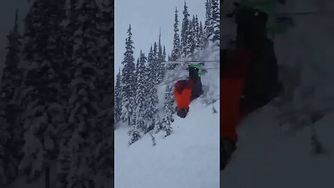 (Both laughed it off, they are actually biddies) #short #shorts #crash #skiing #snowboarding